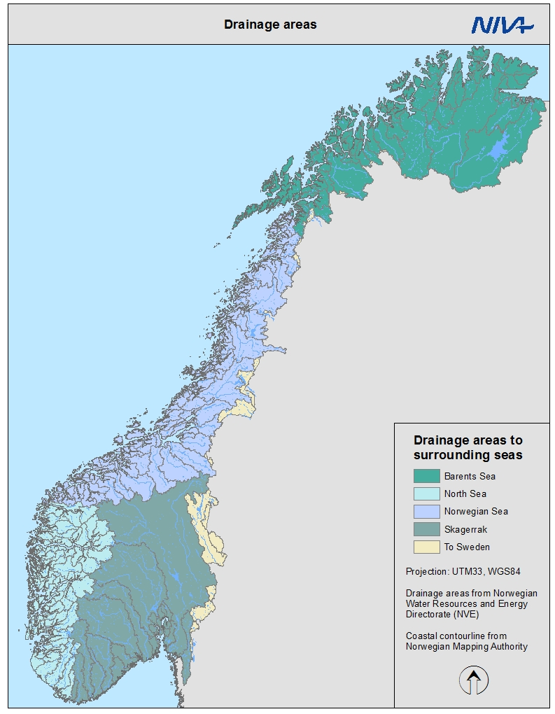 OSPAR drainage regions